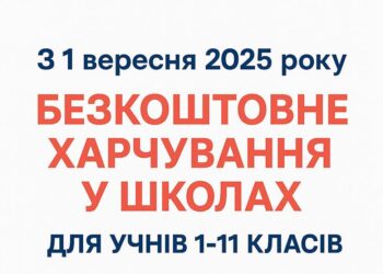 З нового навчального року всі учні Миколаєва та області отримуватимуть безкоштовне харчування у школах