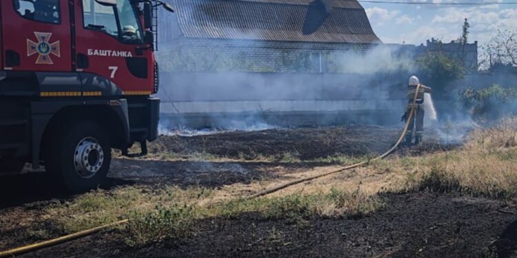 На Миколаївщині на пожежі до смерті обгорів чоловік