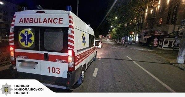 У Миколаєві внаслідок ДТП із «швидкою» був травмований пішохід – його госпіталізували (ФОТО)