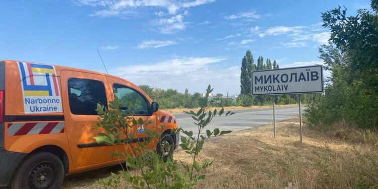 До Миколаєва прибула чергова допомога від французької Нарбони (ФОТО)