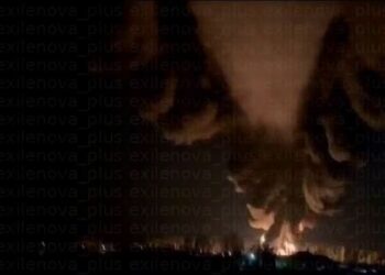 Дрони атакували нафтобазу на Смоленщині (ВІДЕО)