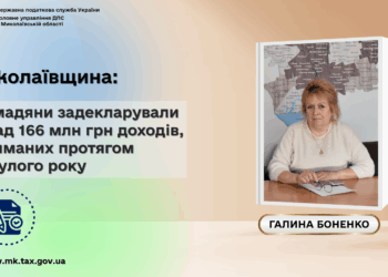 Миколаївщина: Громадяни задекларували понад 166 млн грн доходів, отриманих протягом минулого року