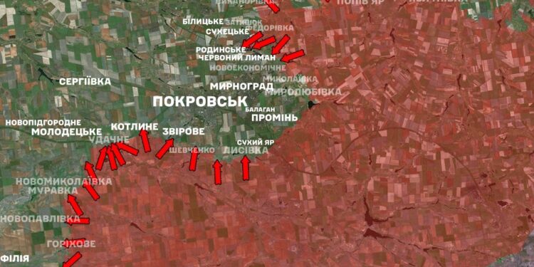 223 бої на фронті за добу, 87 з них – на Покровському напрямку, – Генштаб