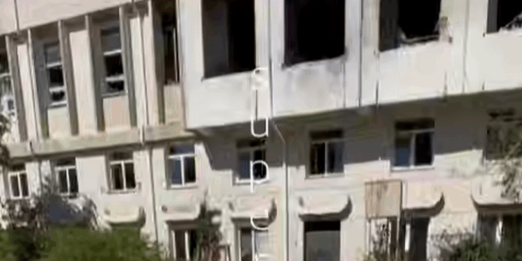 З’явилися кадри наслідків дронової атаки на “Форос”, нібито там був Сальдо (ВІДЕО)