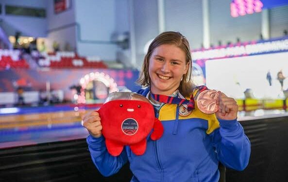 У миколаївської параплавчині Анни Гонтар вже є бронзова медаль чемпіонату світу (ФОТО)