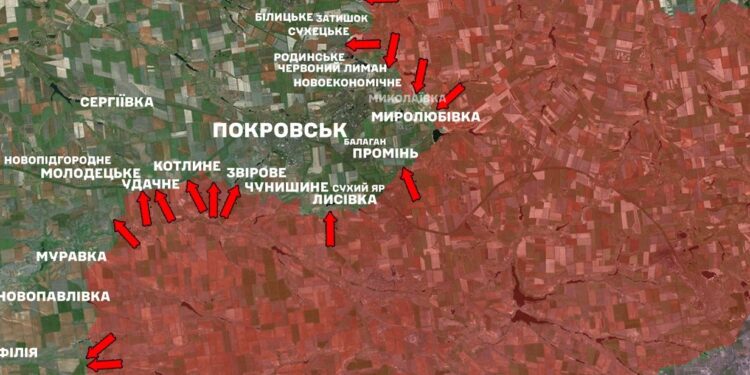 Із 172 боїв за добу на фронті 64 було на Покровському напрямку – Генштаб