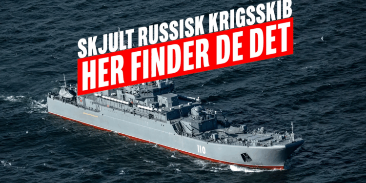 Біля берегів Данії виявили десантний корабель РФ – він може бути базою для дронів