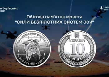 Силам безпілотних систем Збройних Сил України присвячено нову обігову пам’ятну монету