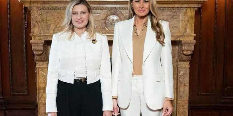 Олена Зеленська зустрілася з Меланією Трамп (ФОТО)