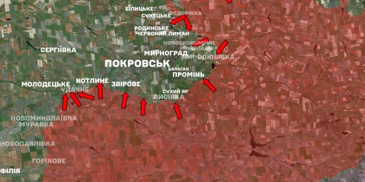 Із 172 боїв на фронті за добу 46 було на Покровському напрямку – Генштаб