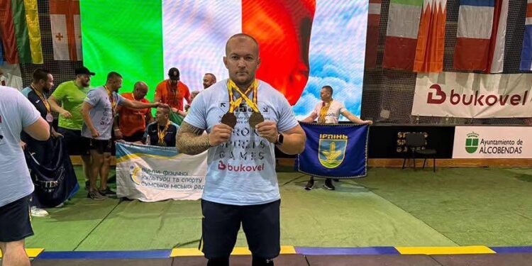 Миколаївський нацгвардієць Дмитро Сабін виборов призові місця на Strong Spirit’s Games (ФОТО)