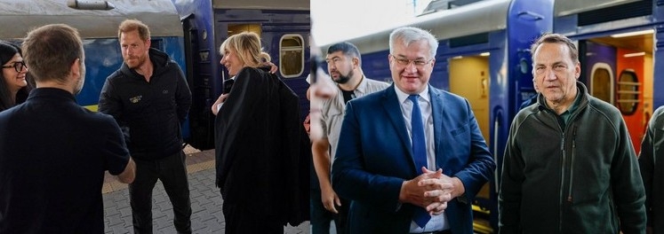 У Києві високі гості – британський принц Гаррі та міністр закордонних справ Польщі Радослав Сікорський (ФОТО)