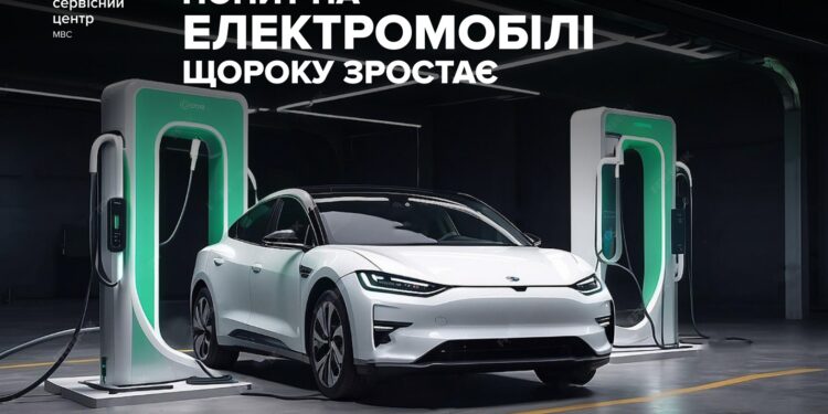 Сервісні центри МВС з початку року зареєстрували понад 800 електрокарів на Миколаївщині