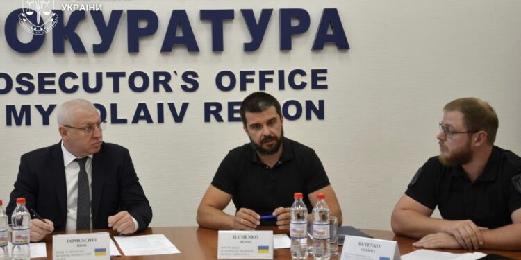 У Миколаївській прокуратурі розповіли представниками КМЄС про воєнні злочини РФ (ФОТО)