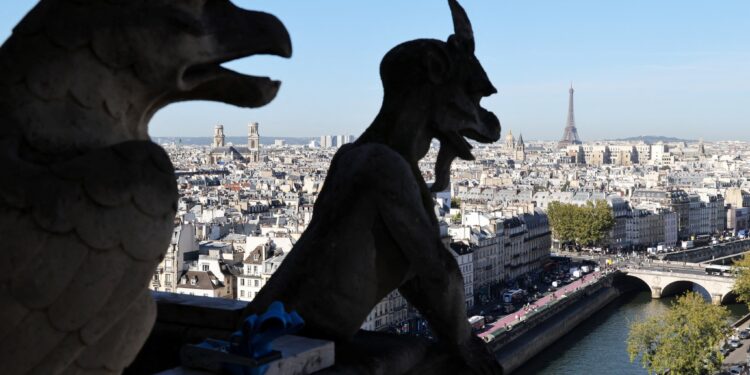 Завтра для відвідування відкриваються відреставровані вежі собору Паризької Богоматері. А сьогодні ними гуляв Макрон (ФОТО)