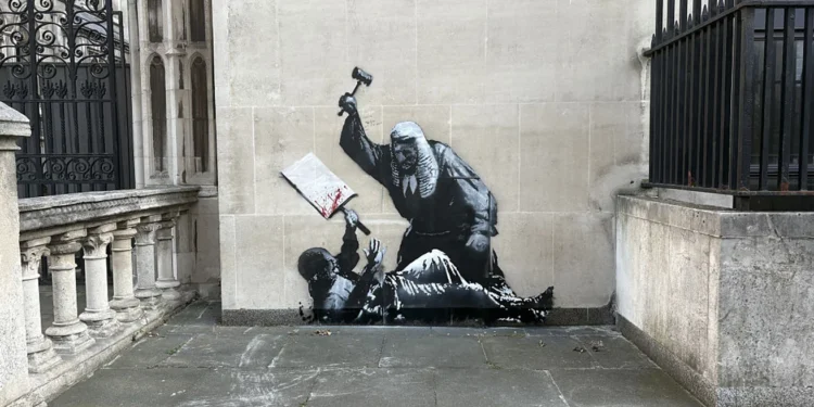 Анонімність художника Бенксі може бути розкрита – поліція почала розслідування після останнього графіті (ФОТО)