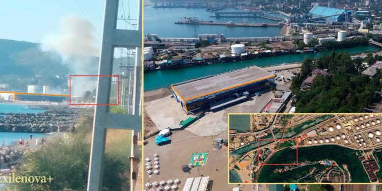 Два ключові нафтові  чорноморські порти РФ зупинили роботу після дронових атак