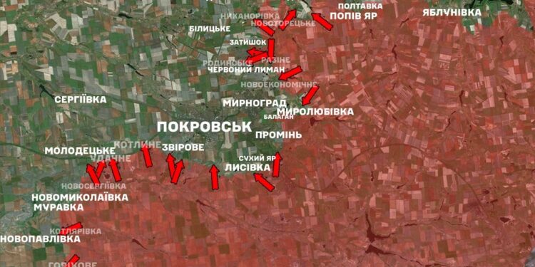 Росіяни посилили тиск на фронті – за добу 245 боїв, 72 з них на Покровському напрямку, – Генштаб