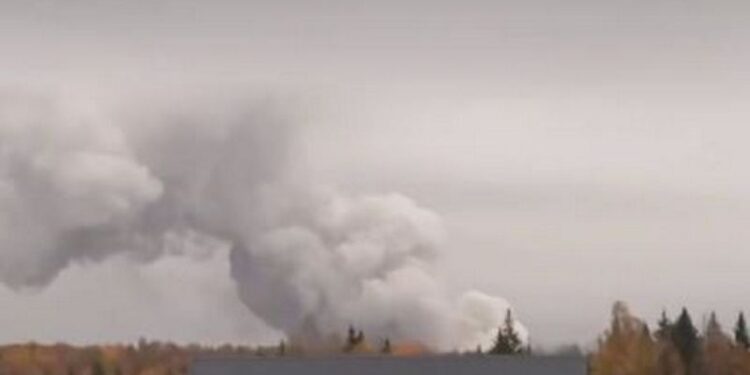 Під Москвою під час випробувань ракетного двигуна сталася аварія (ВІДЕО)