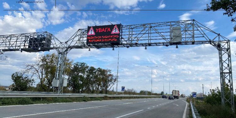 Миколаївщина – на третьому місці по кількості порушень, зафіксованих WIM-комплексами Укртрансбезпеки