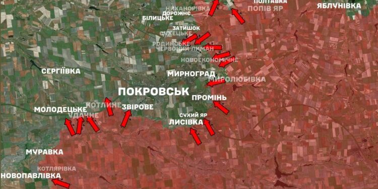 Зі 168 боїв на фронті за добу 58 – на Покровському напрямку, – Генштаб