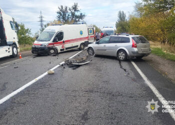 На Миколаївщині сталася ДТП за участі “швидкої”