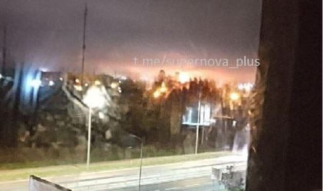 Знову атакований НПЗ у Ленінградській області РФ (ВІДЕО)