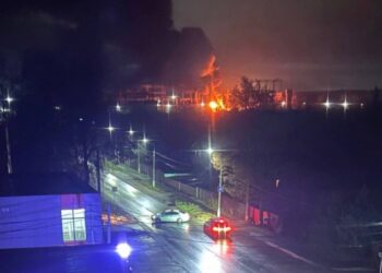 У РФ атакована і горить велика і потужна підстанція біля Володимира (ВІДЕО)