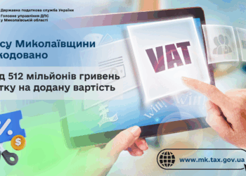 Бізнесу Миколаївщини відшкодовано понад 512 млн грн податку на додану вартість