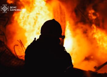 Внаслідок нічної російської дронової атаки на Харків – четверо постраждалих (ФОТО)