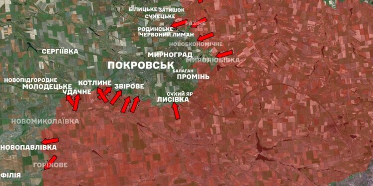 Зі 193 боїв на фронті за добу 59 було на Покровському напрямку – Генштаб