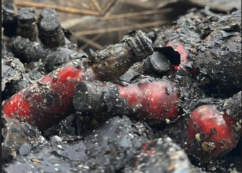 РФ ракетним ударом знищила один із складів популярного виробника соусів “Вогняр” (ФОТО, ВІДЕО)