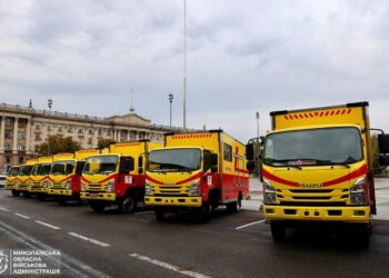 Данія передала 10 аварійно-ремонтних автомобілів для Миколаївщини (ФОТО)