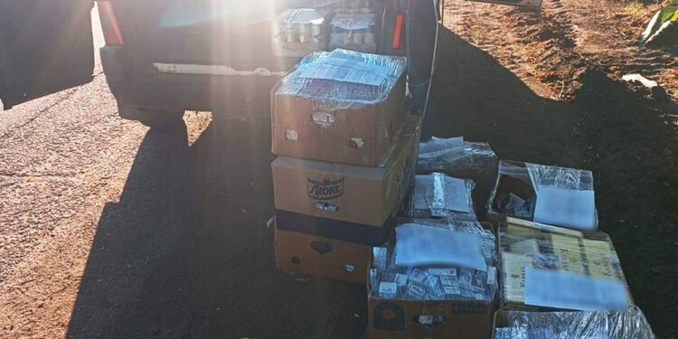 Понад 11 тис. пачок цигарок та 1000 літрів спиртного вилучили поліцейські на Миколаївщині (ФОТО)