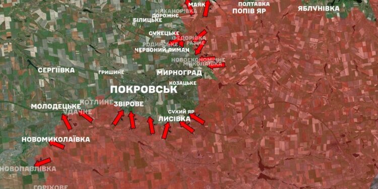 Зі 154 боїв на фронті за добу 52 – на Покровському напрямку, – Генштаб