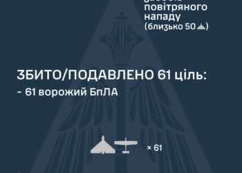 Знешкоджено 61 із 80 ворожих БпЛА