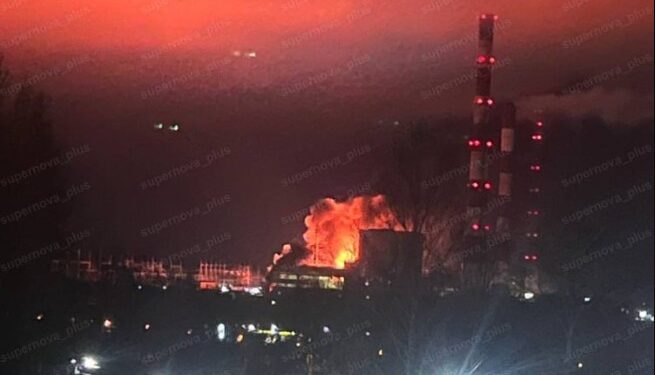 У Костромській області РФ атакована ГРЕС (ВІДЕО)