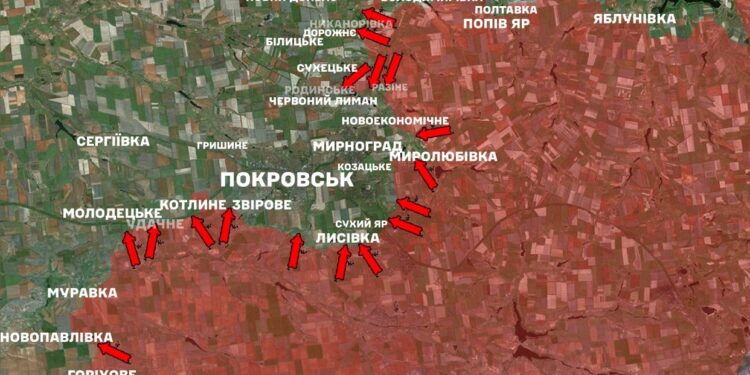 Зі 169 боїв на фронті за добу 58 було на Покровському напрямку – Генштаб