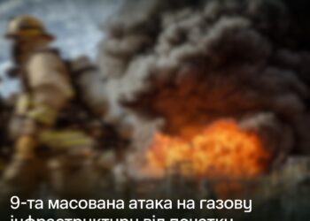 Росіяни здійснили вже дев’яту масовану атаку на газову інфраструктуру України від початку жовтня, є поранені, – «Нафтогаз»