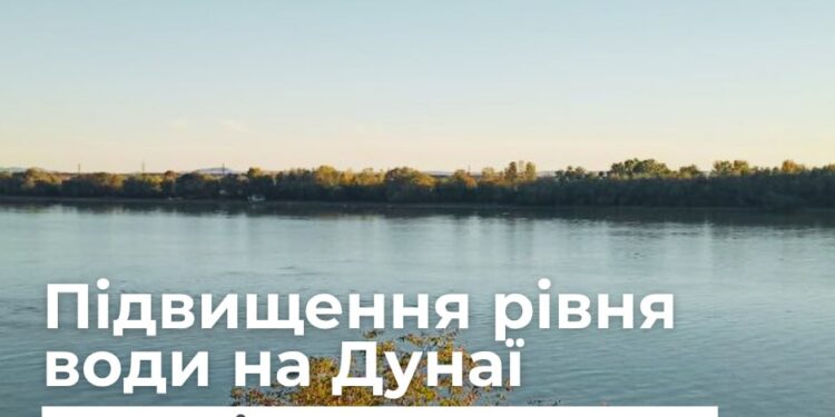 На Дунаї фіксується підвищення рівня води, але ситуація контрольована