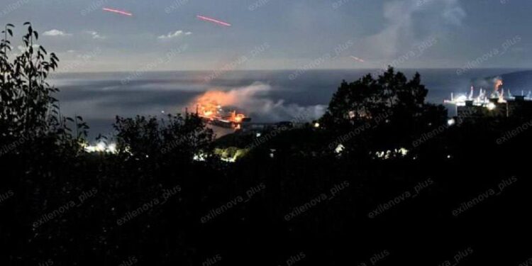 У Туапсе атакований глибоководний причал НПЗ (ФОТО, ВІДЕО)