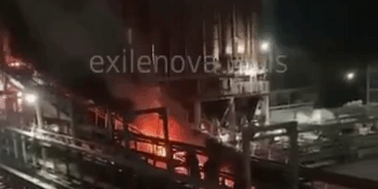 У Курській області РФ атакований завод “Цинкум” (ВІДЕО)