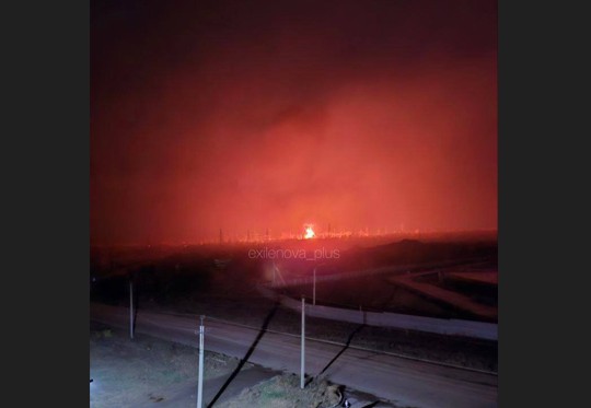 Електропідстанції вночі атаковані на Курщині і в окупованому Алчевську (ФОТО, ВІДЕО)