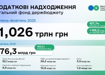 Леся Карнаух: За 10 місяців року до бюджету надійшло понад 1 трлн грн податків та зборів, які контролює ДПС