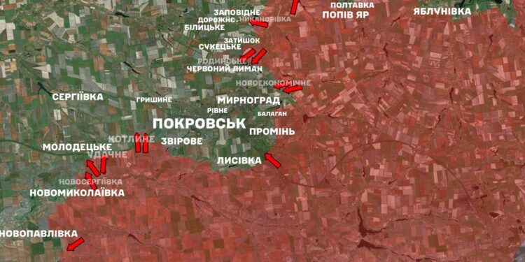 Зі 191 боя на фронті за добу 62 було на Покровському напрямку – Генштаб