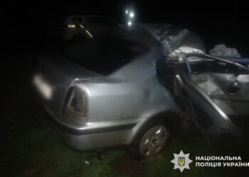 На Миколаївщині 17-річний водій без посвідчення влаштував ДТП зі стовпом – його 20-річний пасажир тепер в лікарні (ФОТО)