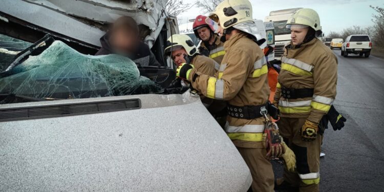 ДТП біля Мирного на Миколаївщині – не розминулися DAF та Mercedes-Benz Sprinter (ФОТО)