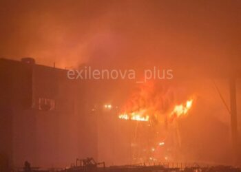У “Алабузі” в Татарстані велика пожежа