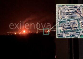 У Саратові вкотре горить НПЗ (ВІДЕО)