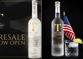 Перед переговорами з росіянами Трамп випустив “Трамп водку” (ФОТО)
